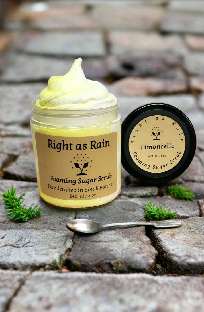 'Limoncello' Foaming Sugar Scrub 8oz.