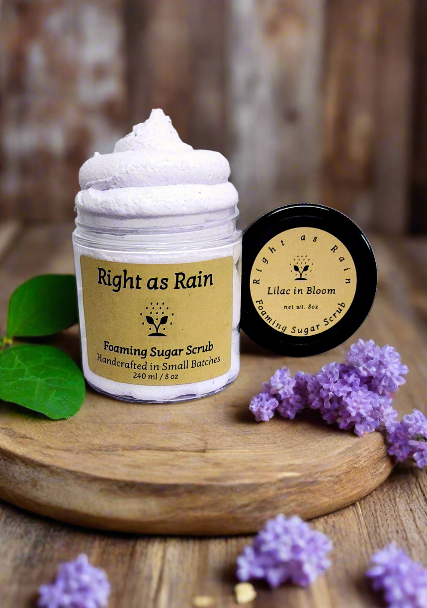 'Lilac in Bloom' Foaming Sugar Scrub 8oz.