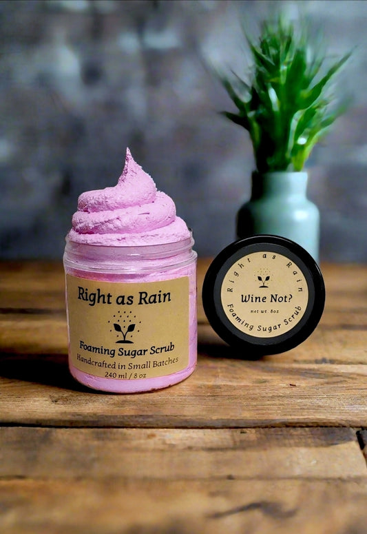 Wine Not? Foaming Sugar Scrub 8oz🍷