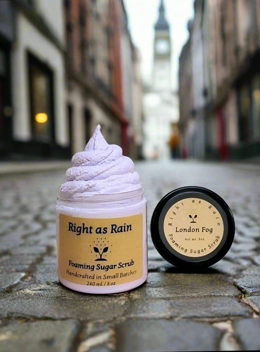 'London Fog' Foaming Sugar Scrub 8oz