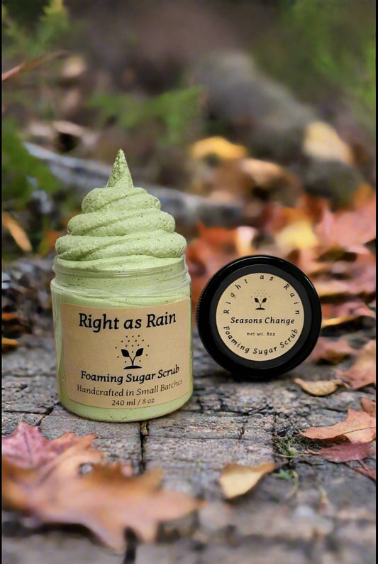 'Seasons Change' Foaming Sugar Scrub 8oz