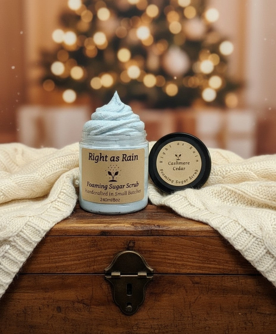 'Cashmere Cedar' Foaming Sugar Scrub 8oz