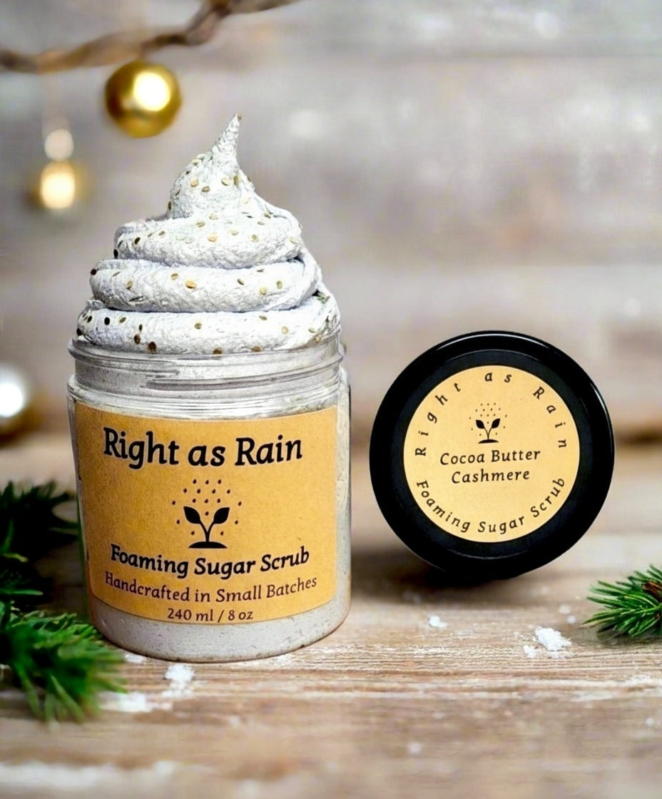 'Cocoa Butter Cashmere' Foaming Sugar Scrub 8oz.