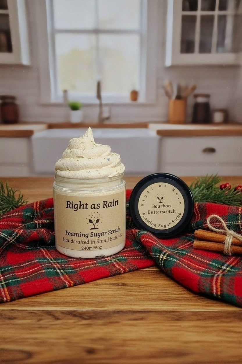 'Bourbon Butterscotch' Foaming Sugar Scrub 8oz
