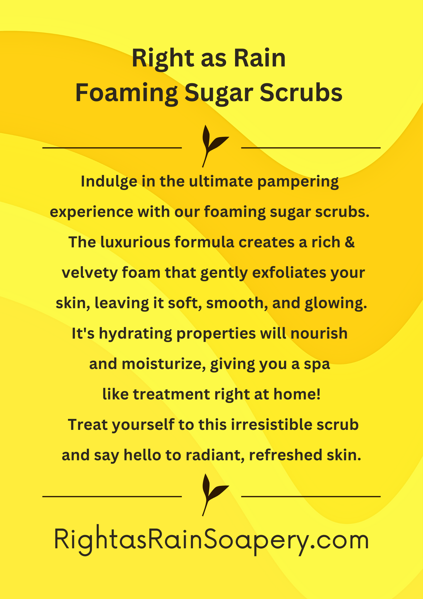 'Carrot Cake' Foaming Sugar Scrub 8oz.